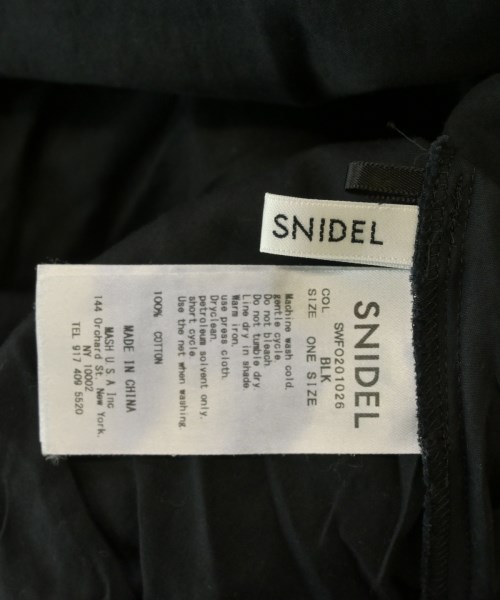 SNIDEL（スナイデル）ワンピース 黒 サイズ:F レディース/2200700491179