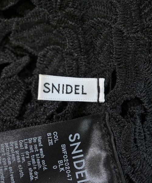 SNIDEL（スナイデル）ワンピース 黒 サイズ:0(S位) レディース/2200706261011