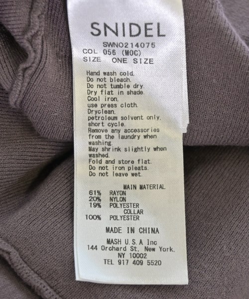 SNIDEL（スナイデル）ワンピース 紫 サイズ:ONE レディース/2200702699016