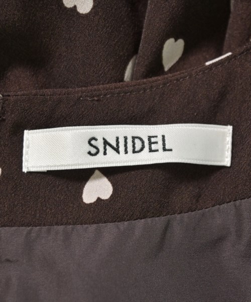 SNIDEL（スナイデル）ワンピース 茶 サイズ:1(M位) レディース/2200705581011