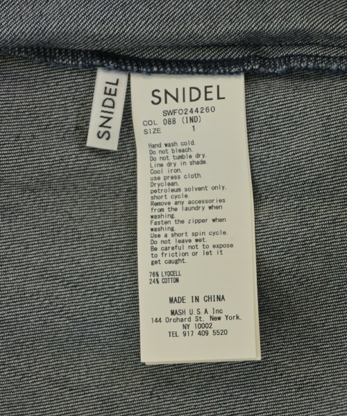 SNIDEL（スナイデル）ワンピース 紺 サイズ:1(M位) レディース/2200706064070