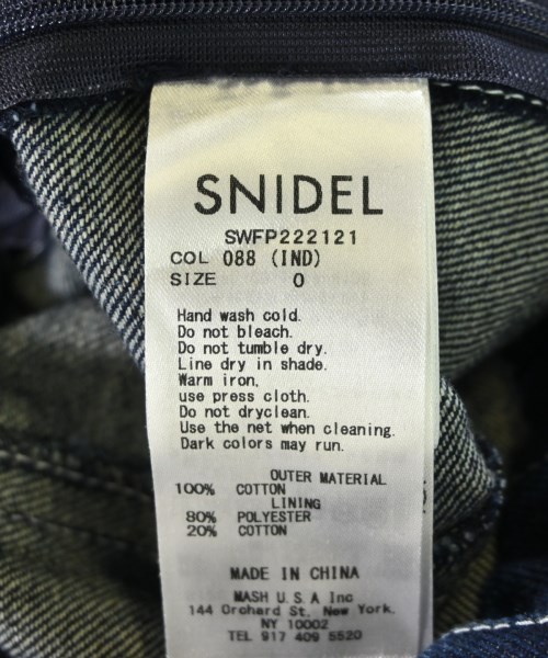 SNIDEL（スナイデル）ショートパンツ 紺 サイズ:0(S位) レディース/2200709373100