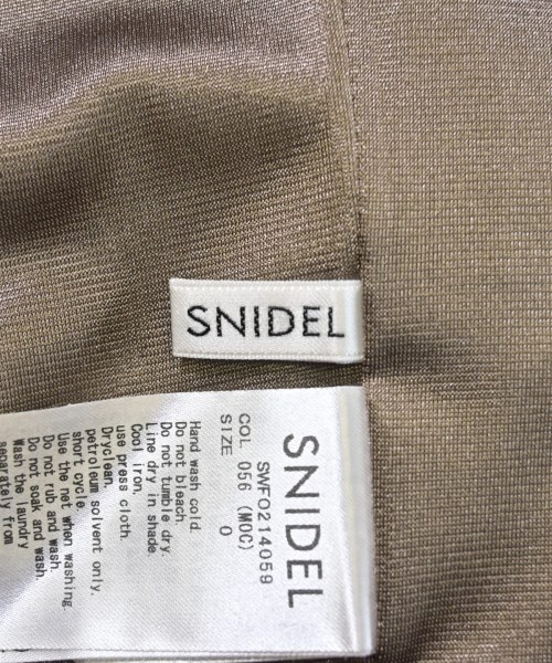 SNIDEL（スナイデル）ワンピース 茶 サイズ:0(S位) レディース/2200660393025