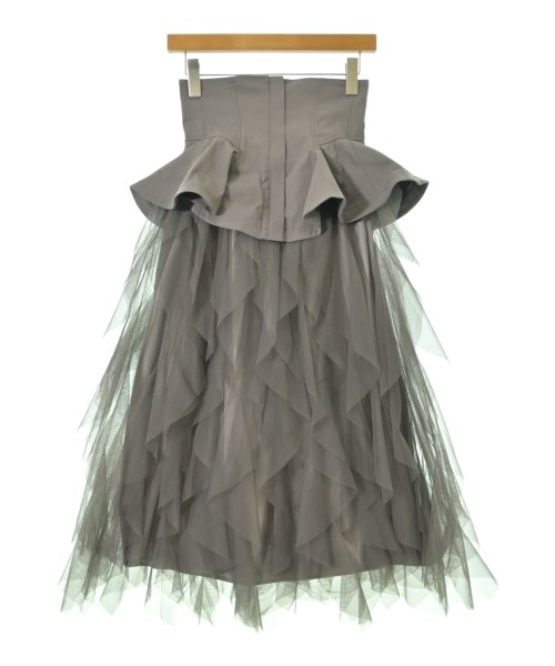 SNIDEL(スナイデル)ロング・マキシ丈スカート グレー サイズ:0(S位)/2200664068059