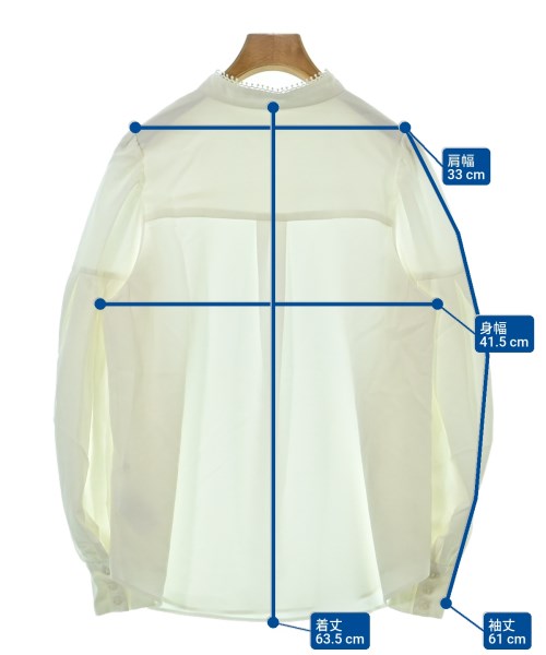SNIDEL（スナイデル）ブラウス 白 サイズ:ONE(M位) レディース/2200664566081