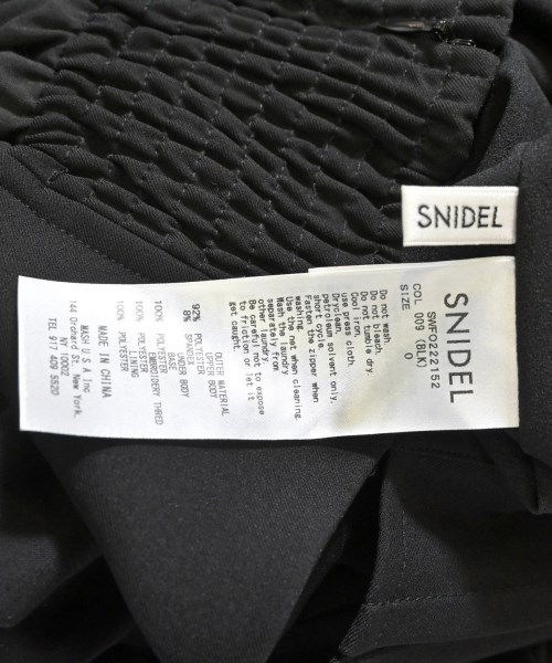 SNIDEL（スナイデル）ワンピース 黒 サイズ:0(S位) レディース/2200664219086