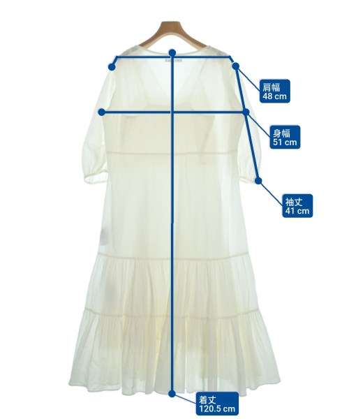 SNIDEL（スナイデル）ワンピース 白 サイズ:1(M位) レディース/2200664219246