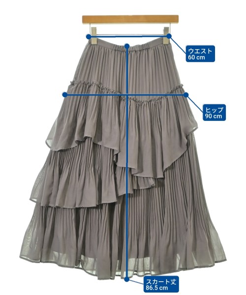 SNIDEL（スナイデル）ロング・マキシ丈スカート 紫 サイズ:0(S位) レディース/2200662223023