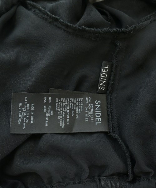 SNIDEL（スナイデル）ブラウス 黒 サイズ:ONE レディース/2200662223030
