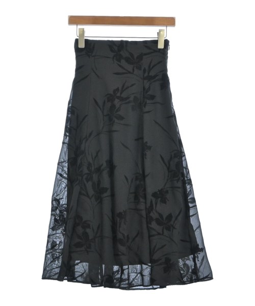 SNIDEL(スナイデル)ロング・マキシ丈スカート 黒 サイズ:0(S位)/2200662223108