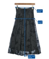 SNIDEL（スナイデル）ロング・マキシ丈スカート 黒 サイズ:0(S位) レディース/2200662223108