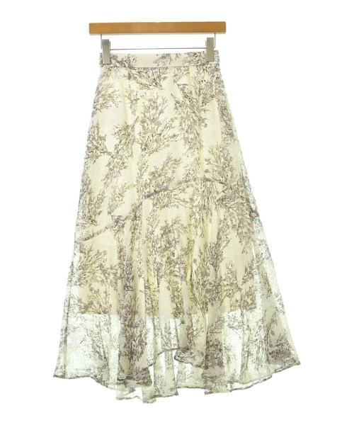 SNIDEL(スナイデル)ロング・マキシ丈スカート 白 サイズ:0(S位)/2200663257119