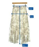 SNIDEL（スナイデル）ロング・マキシ丈スカート 白 サイズ:0(S位) レディース/2200663257119