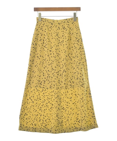 SNIDEL(スナイデル)ロング・マキシ丈スカート 黄 サイズ:0(S位)/2200662945055