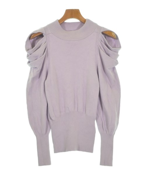 SNIDEL(スナイデル)ニット・セーター 紫 サイズ:F/2200661528037