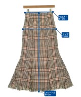 SNIDEL（スナイデル）ロング・マキシ丈スカート 茶 サイズ:0(S位) レディース/2200667427037