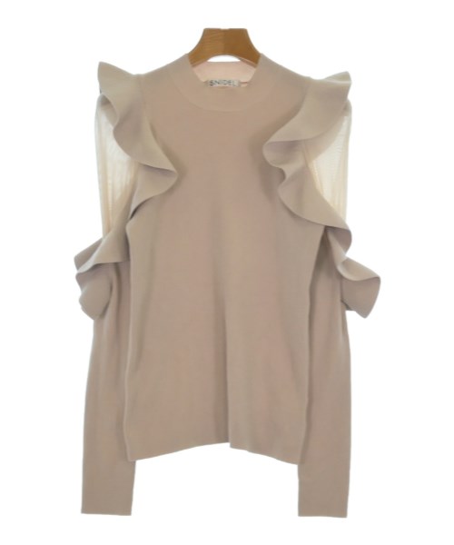 SNIDEL(スナイデル)ニット・セーター ベージュ サイズ:F/2200665617010