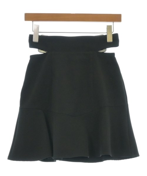 SNIDEL(スナイデル)ひざ丈スカート 黒 サイズ:0(S位)/2200668481021