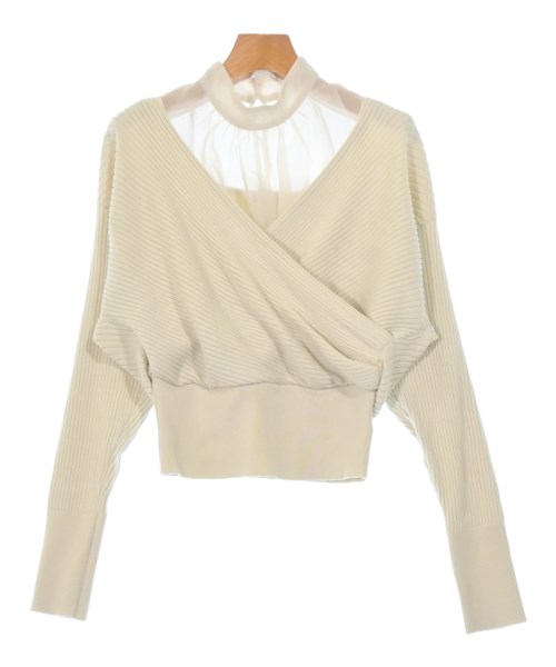 SNIDEL(スナイデル)ニット・セーター ベージュ サイズ:F/2200665671036