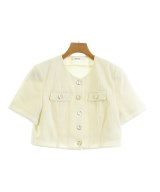 SNIDEL（スナイデル）ノーカラージャケット 白 サイズ:0(S位) レディース/2200669157017