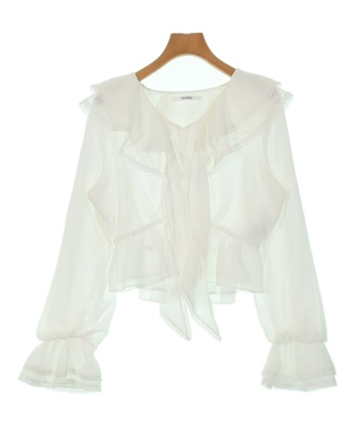 SNIDEL(スナイデル)ブラウス 白 サイズ:F/2200667481077