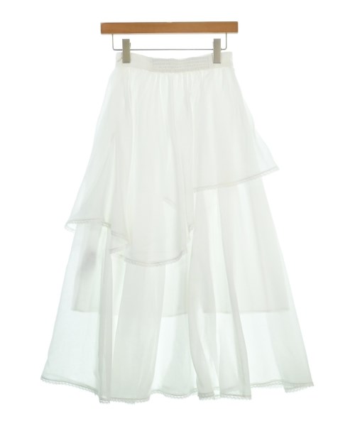 SNIDEL（スナイデル）ロング・マキシ丈スカート 白 サイズ:0(S位) レディース/2200667481084