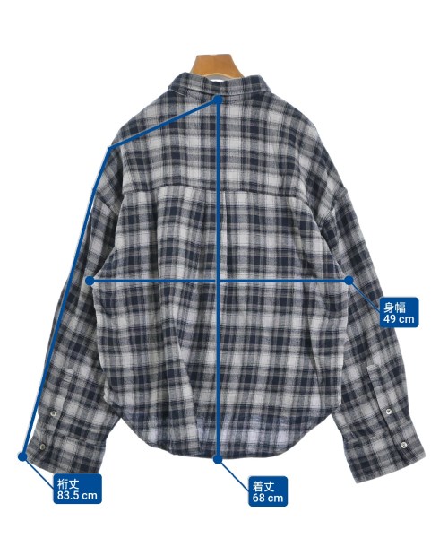 SNIDEL（スナイデル）カジュアルシャツ 紺 サイズ:F レディース/2200669668025