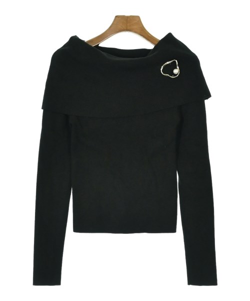 SNIDEL(スナイデル)ニット・セーター 黒 サイズ:F/2200664844073