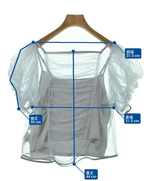 SNIDEL（スナイデル）ブラウス 青 サイズ:F レディース/2200669859041