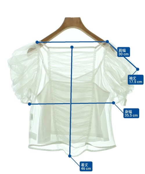 SNIDEL（スナイデル）ブラウス 白 サイズ:-(M位) レディース/2200669859058