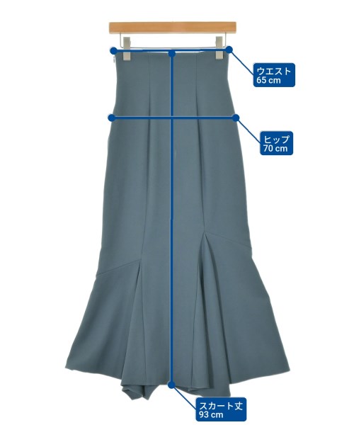 SNIDEL（スナイデル）ロング・マキシ丈スカート 青 サイズ:0(S位) レディース/2200670121014