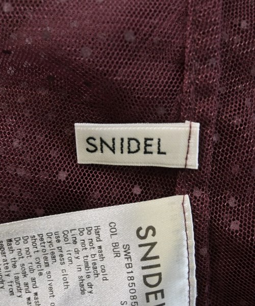 SNIDEL（スナイデル）ブラウス 赤 サイズ:F レディース/2200670121052