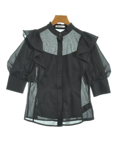 SNIDEL(スナイデル)ブラウス 黒 サイズ:ONE/2200667245068