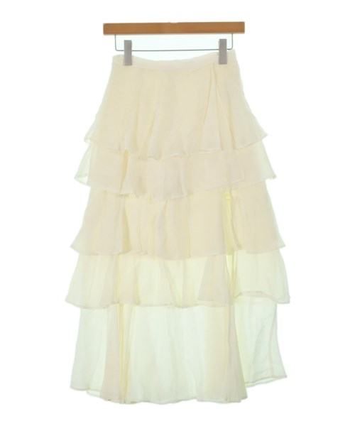 SNIDEL(スナイデル)ロング・マキシ丈スカート 白 サイズ:0(S位)/2200667245075