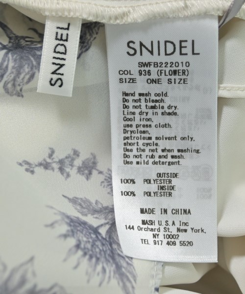 SNIDEL（スナイデル）ブラウス 白 サイズ:F レディース/2200724906284