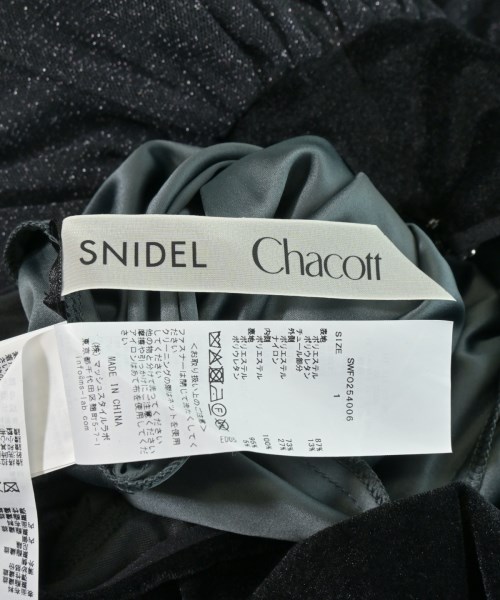 SNIDEL（スナイデル）オールインワン/サロペット 黒 サイズ:1(M位) レディース/2200719885068