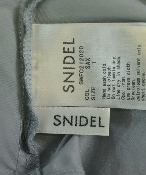 SNIDEL（スナイデル）ワンピース 青 サイズ:1(M位) レディース/2200720895056