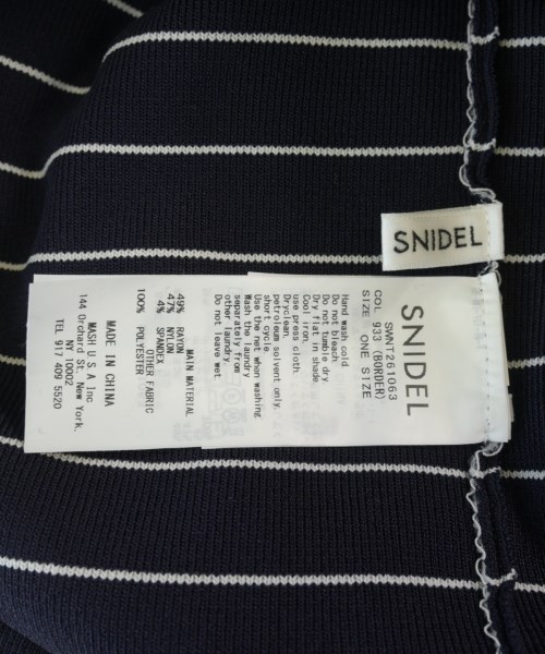 SNIDEL（スナイデル）ニット・セーター 紺 サイズ:ONE レディース/2200721372044