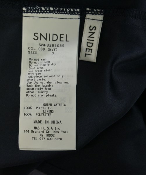 SNIDEL（スナイデル）ロング・マキシ丈スカート 紺 サイズ:0(S位) レディース/2200722336014