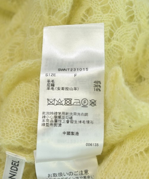 SNIDEL（スナイデル）ニット・セーター 黄 サイズ:ONE レディース/2200723116066