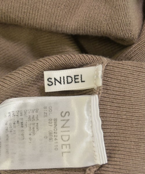 SNIDEL（スナイデル）ワンピース 茶 サイズ:0(S位) レディース/2200728407039