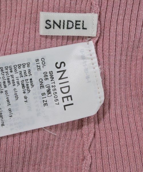 SNIDEL（スナイデル）ニット・セーター ピンク サイズ:ONE レディース/2200674978058