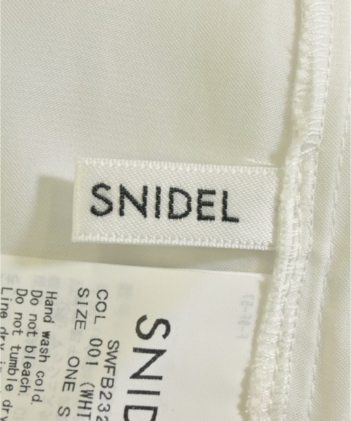 SNIDEL（スナイデル）ブラウス 白 サイズ:ONE レディース/2200683522044
