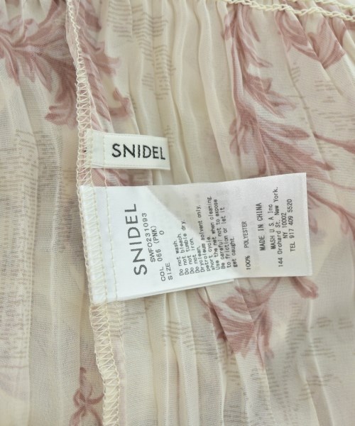 SNIDEL（スナイデル）ワンピース 白 サイズ:0(S位) レディース/2200685376065