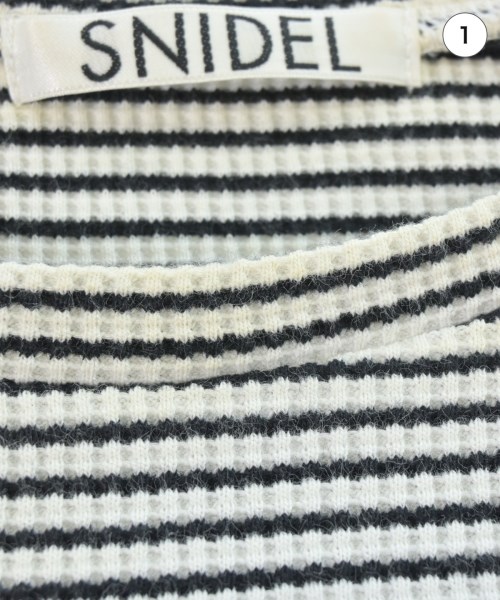 SNIDEL（スナイデル）Tシャツ・カットソー 白 サイズ:F レディース/2200685495018