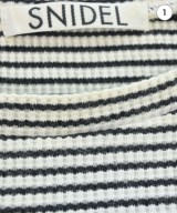 SNIDEL（スナイデル）Tシャツ・カットソー 白 サイズ:F レディース/2200685495018