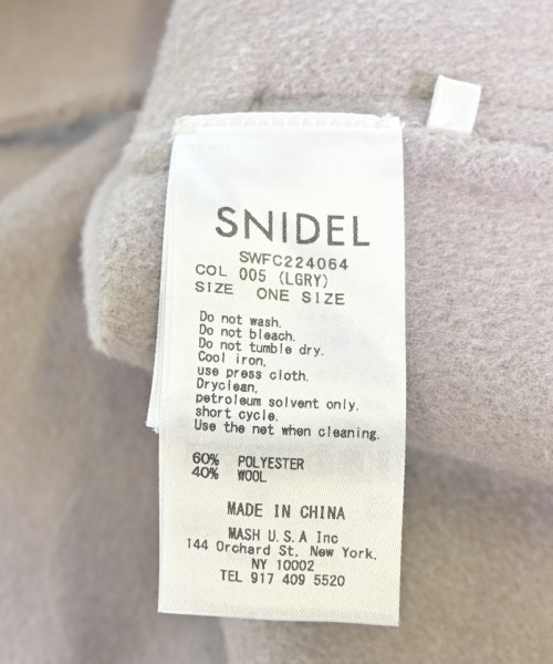 SNIDEL（スナイデル）その他 グレー サイズ:ONE レディース/2200686690016