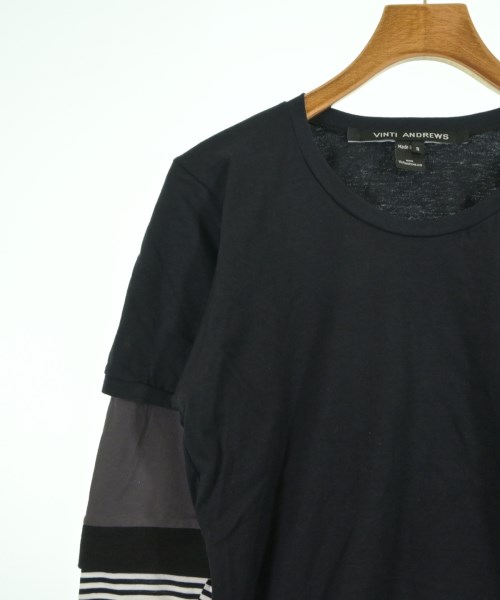 Vinti Andrews（ヴィンティアンドリュース）Tシャツ・カットソー 黒 サイズ:S メンズ/2200625280223