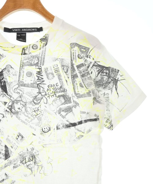Vinti Andrews（ヴィンティアンドリュース）Tシャツ・カットソー 白 サイズ:XS メンズ/2200625280230