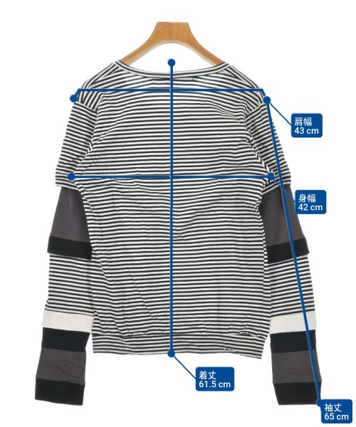 Vinti Andrews（ヴィンティアンドリュース）Tシャツ・カットソー 黒 サイズ:S メンズ/2200625280285